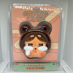 Authentic POPMART Crybaby Crying Again Series Earphone Case- Love Makes Us Cry